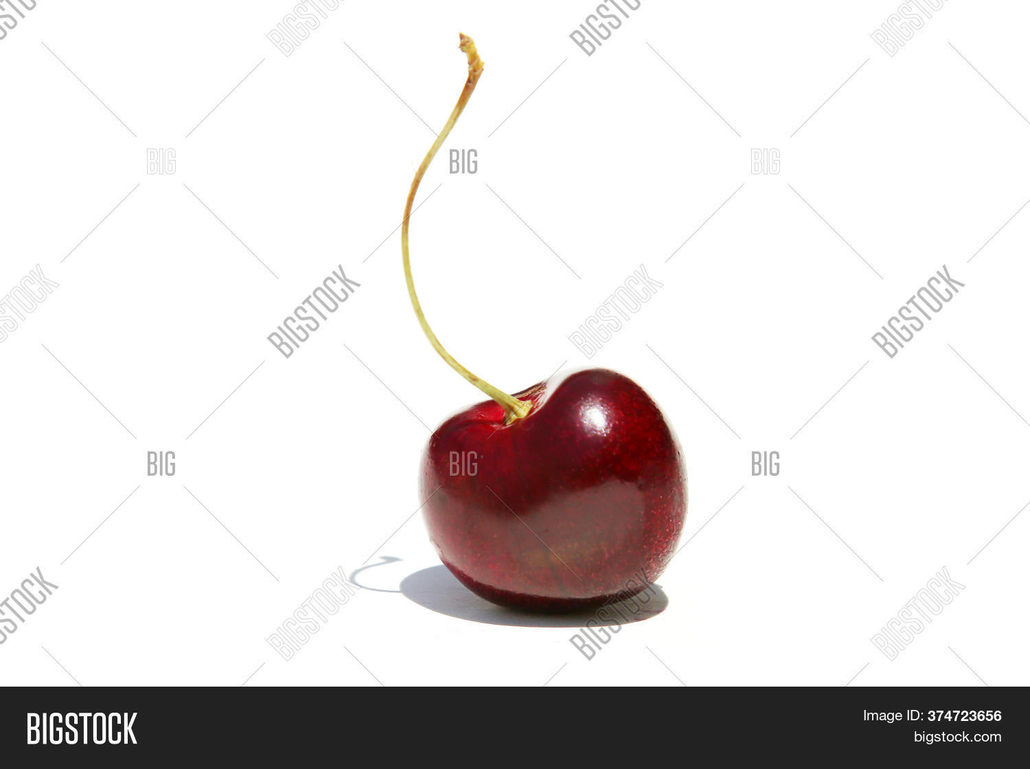 Bing Cherry. Single Image & Photo (Free Trial) Bigstock