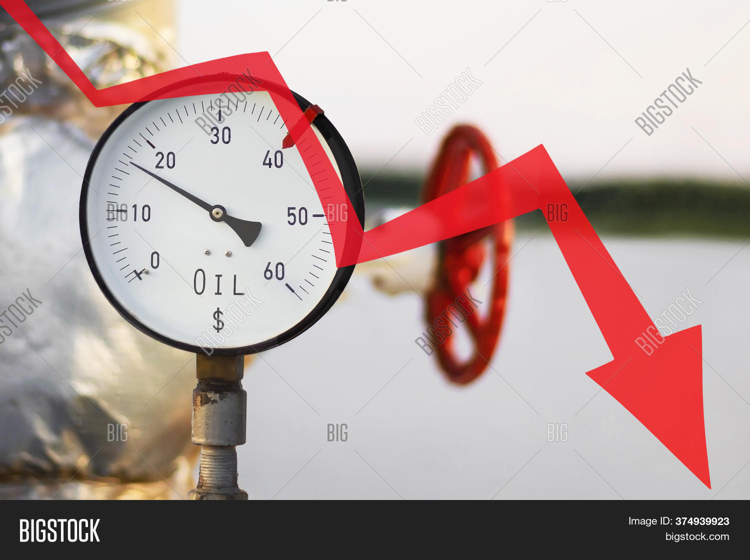 Pressure Gauge Arrow Image & Photo (Free Trial) Bigstock