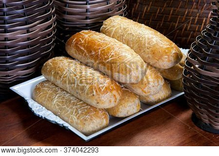 Brazilian Snack with cheese and ham