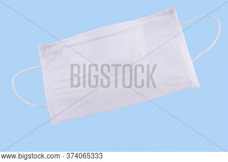 Blank White Face Mask On A White Background.
In Full With Cllpping Parh