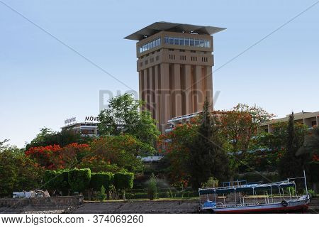 Aswan / Egypt - May 7, 2008: The Movenpick Hotel By The Nile River In Aswan.