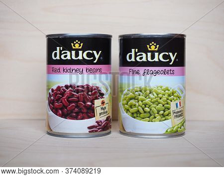 Bretagne - Jun 2020: D'aucy Canned Flageolets And Red Kidney Bea