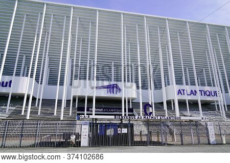 Bordeaux , Aquitaine / France - 10 25 2019 : Matmut Atlantique Stadium In Bordeaux France