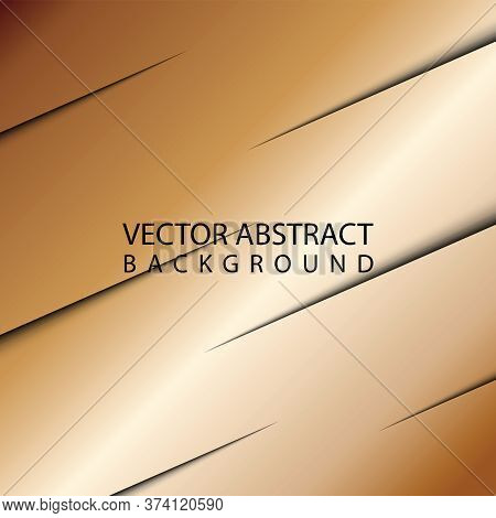 Vector Abstract Golden Luxury Backgrounds With Geometric Graphic Elements For Poster, Flyer, Digital