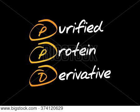 Ppd - Purified Protein Derivative Acronym, Medical Concept Background