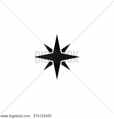 Illustration Vector Graphic Of Compass Icon. Fit For Map, Navigation, Direction, Destination, Locati