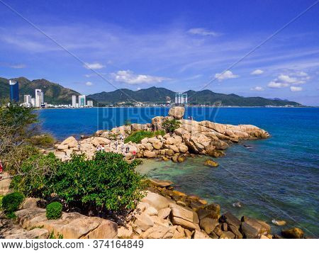 View Of The Hon Chong Promontory In Nha Trang, Vietnam