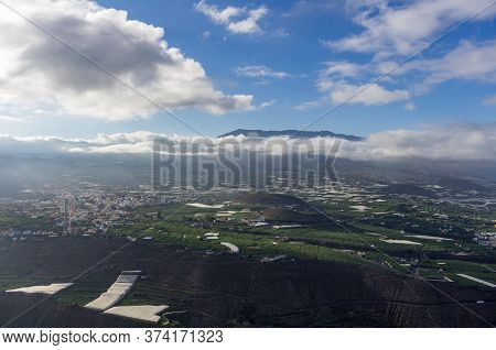 View From El Time Over Los Llanos De Aridane And Tazacorte, La Palma, Canary Islands, Spain