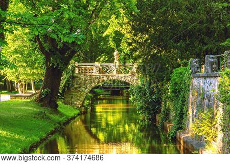 Bridges In The Manor Park In The City Of Iłowa In Poland.
Manor Park In The City Of Iłowa In Western