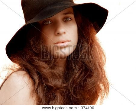 모자와 젊은 아가씨