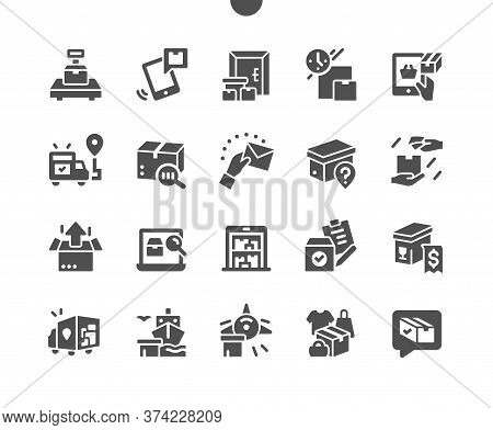 Delivery Well-crafted Pixel Perfect Vector Solid Icons 30 2x Grid For Web Graphics And Apps. Simple 