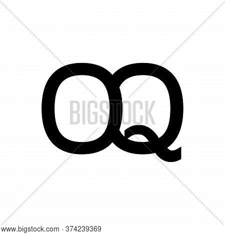 Initial Letter Oq Logo Design Vector Template. Abstract Letter Minimal Typography Logo Design