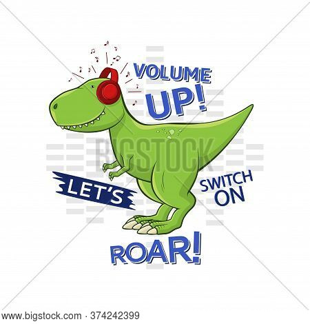 Funny Tyrannosaurus Vector &amp; Photo (Free Trial) | Bigstock
