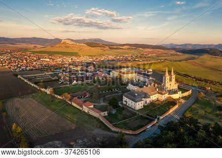 The Town Of Spisska Kapitula Under Spis Castle