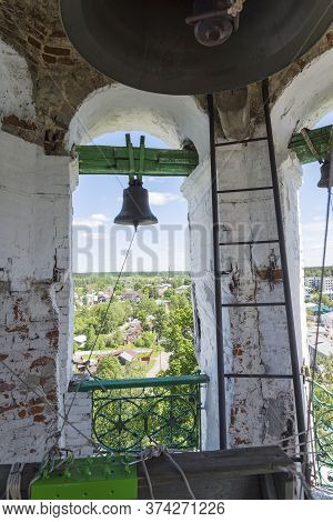 Church In Sudislavl, View From The Bell Tower. Concept Of Tourism And Travel.