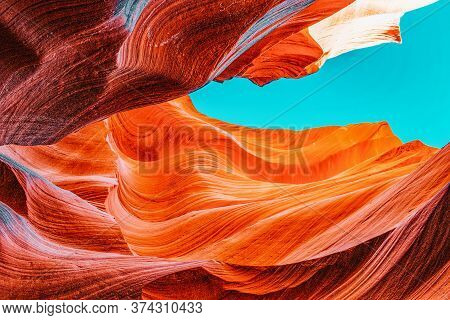 Antelope Canyon Is A Slot Canyon In The American Southwest.