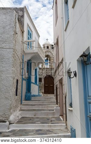 View Of Mandraki Town On Nissyros Island, Greece