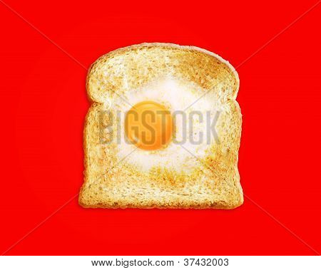 Jajko sadzone z Toast
