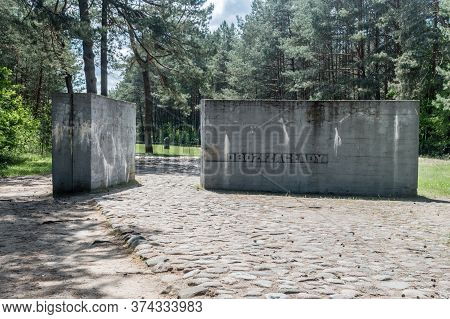 Wolka Okraglik, Poland - June 2, 2020: Extermination Camp Treblinka Ii.