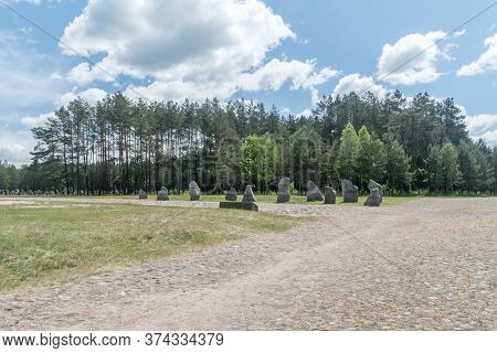 Wolka Okraglik, Poland - June 2, 2020: Treblinka Extermination Camp.