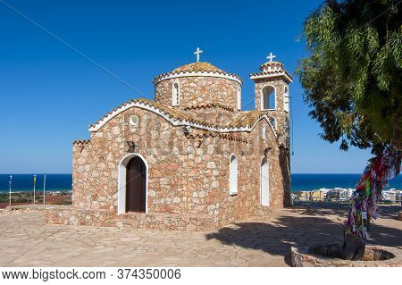 Church Of Profitis Ilias In Protaras, Cyprus