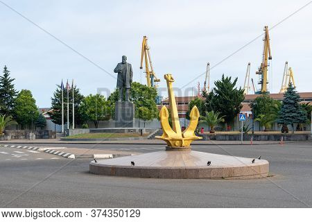 Poti, Georgia - 16, June 2020: Beautiful City Of Poti, Travel