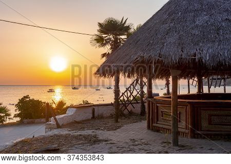 Sunset On Sani Beach, Kassandra Peninsula, Chalkidiki, Greece