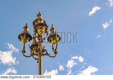 Antique Ornate Lamp Exterior