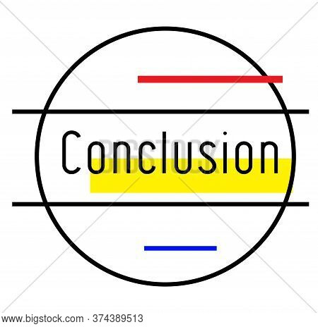 Conclusion Stamp On Vector & Photo (Free Trial) | Bigstock