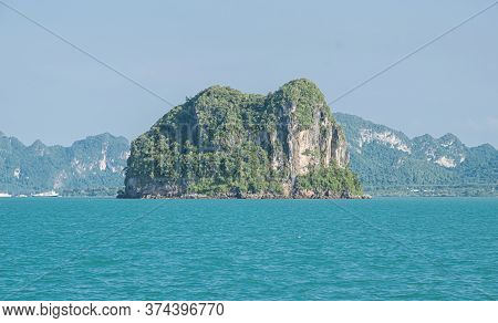 Panoramic Landscape, Insland On The Sea, View From Thailand, 2018