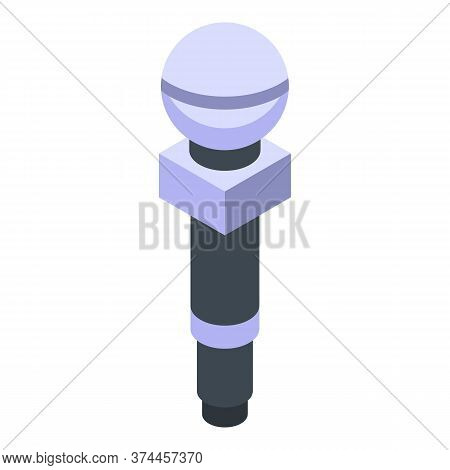 Hoax Speaker Microphone Icon. Isometric Of Hoax Speaker Microphone Vector Icon For Web Design Isolat