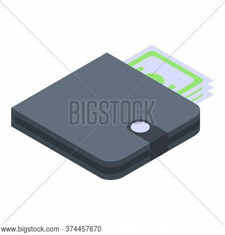 Hoax Money Wallet Icon. Isometric Of Hoax Money Wallet Vector Icon For Web Design Isolated On White 
