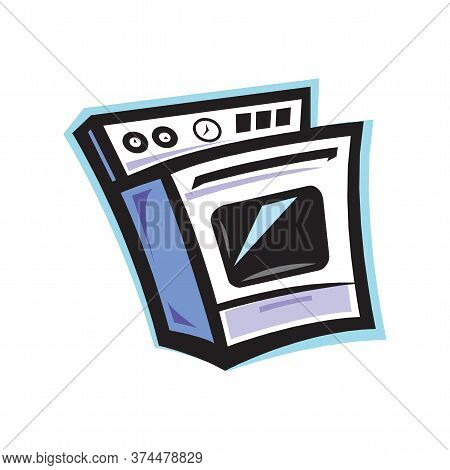 Icon Kitchen Equipment. Subject Of Cooking, Baking. For The Interior. Fashionable Design. Cook Food.
