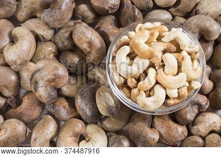 Natural And Roasted Cashew Nut - Anacardium Occidentale