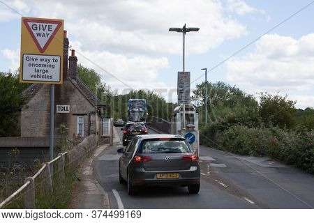Cars Crossing The Swinford Toll Bridge Near Eynsham In West Oxfordshire In The Uk Taken On 06 13 202