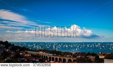 One Of The Biggest Regatta In The World With More Than 2100 Boats: The Barcolana