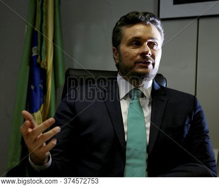 Salvador, Bahia / Brazil - September 29, 2015: Manuel Vitorio, Secretary Of Finance Of The Governmen