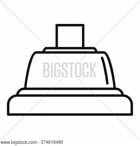 Anesthesia Icon. Outline Anesthesia Vector Icon For Web Design Isolated On White Background