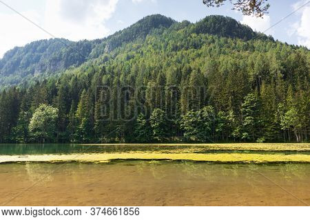Kamnik-savinja Alps At Plansar Lake In Jezersko, Slovenia