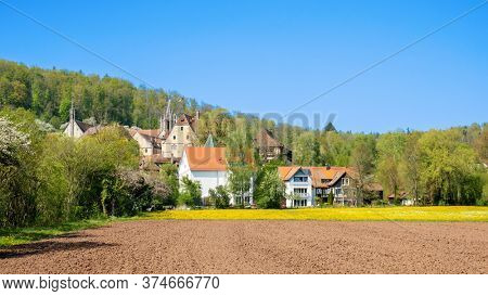 An image of a view to Bebenhausen with monastery