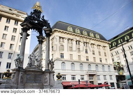 Fountain Of The Wedding Of The Mary Virgin Vermahlung Brunnen Or Joseph Statue Monument For Austrian