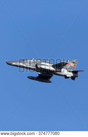 Avalon, Australia - March 2, 2015: Royal Australian Air Force (raaf) Bae Hawk 127 Lead In Fighter Tr
