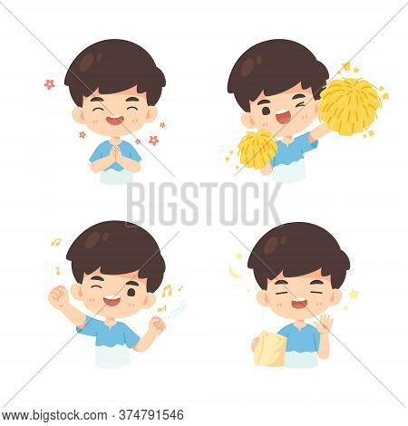 Collection Of Cute Boy In Many Pose