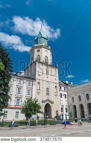 Lublin, Poland - June 11, 2020: Trinitarian Tower In Lublin.