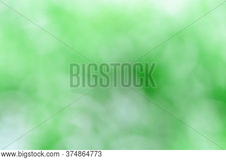 Green Blur Background From Nature. Natural Environmental Fon Or Backdrop.