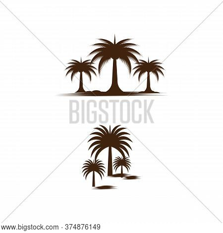 Dates Tree  Logo Template Vector Symbol