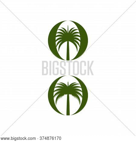 Dates Tree  Logo Template Vector Symbol