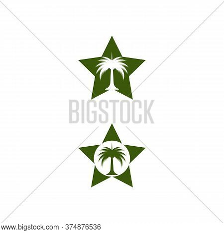 Dates Tree  Logo Template Vector Symbol