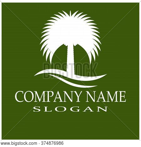 Dates Tree Logo Template Vector Symbol