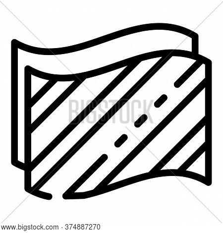 Insulation Material Icon. Outline Insulation Material Vector Icon For Web Design Isolated On White B
